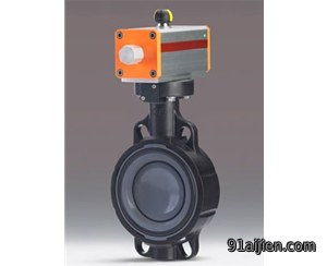 +GF+ 240型对夹式气动蝶阀